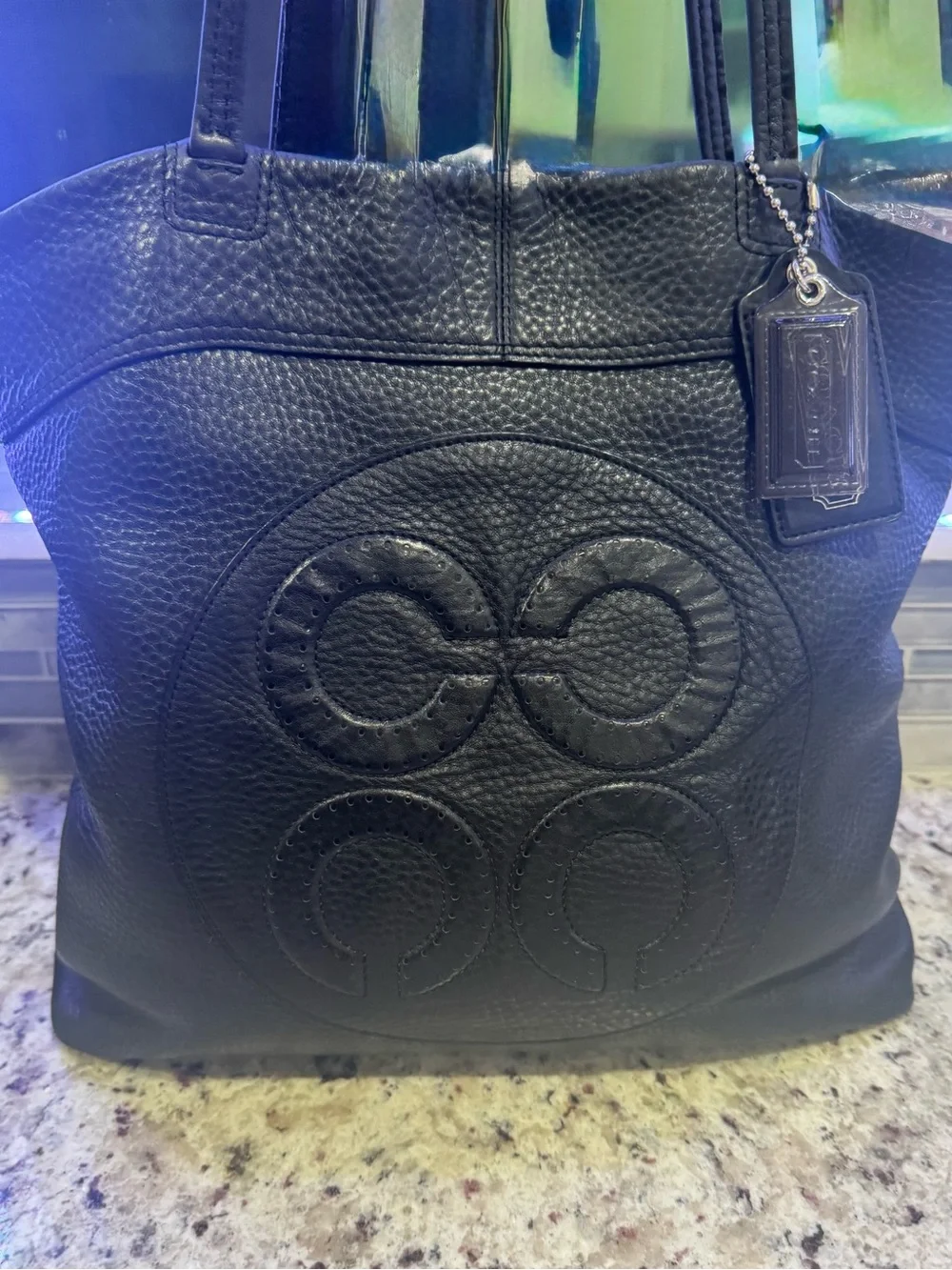 Coach spacious pebble